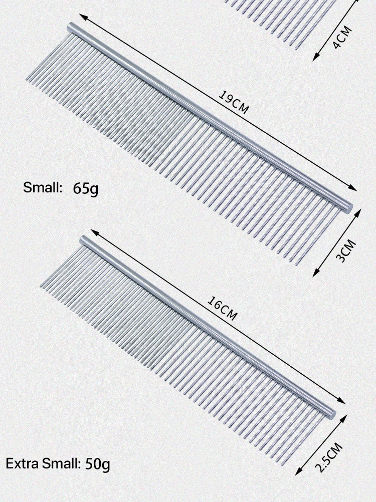 Stainless Steel Grooming Comb