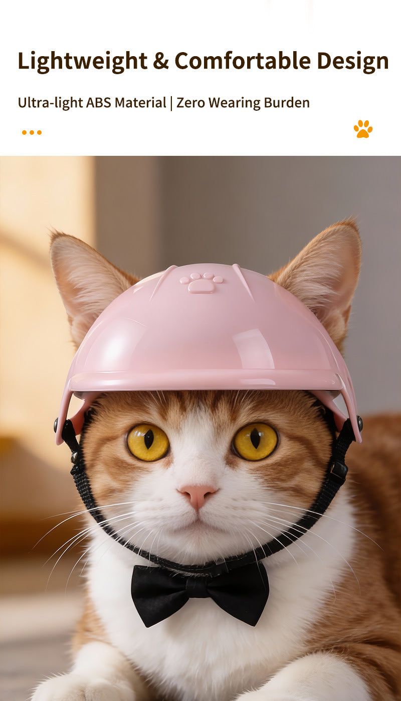 Pet Helmet for Cat Tiny Dogs Head Protection