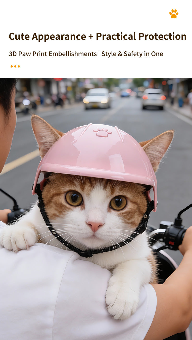 Pet Helmet for Cat Tiny Dogs Head Protection