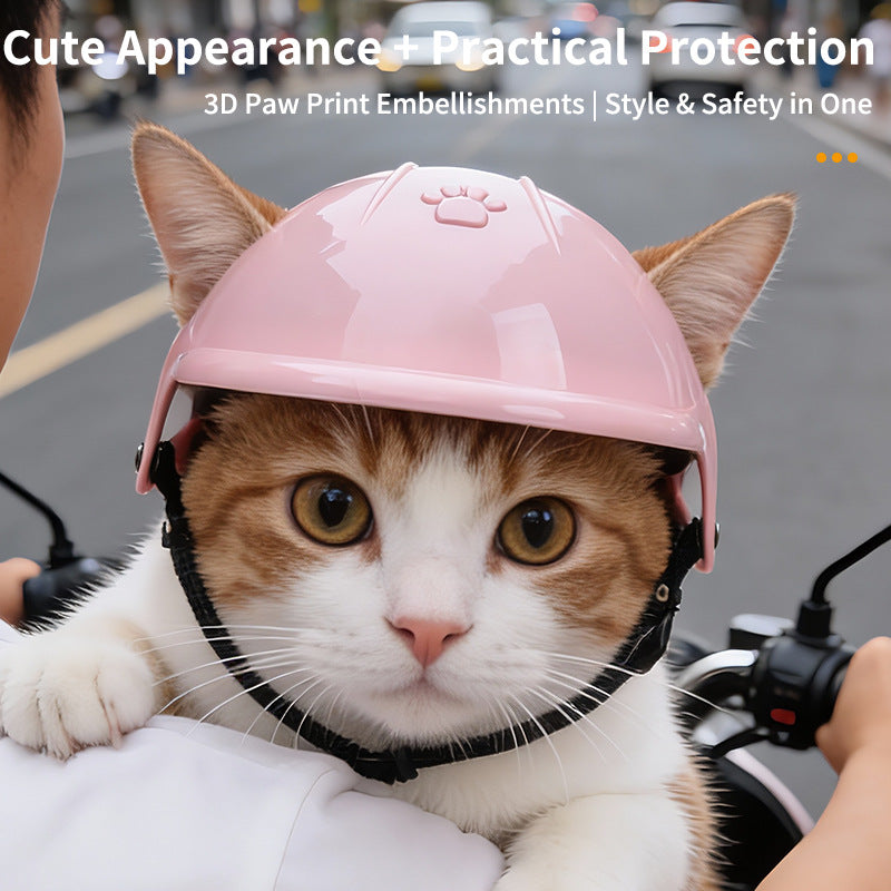 Pet Helmet for Cat Tiny Dogs Head Protection