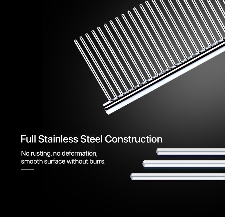 Stainless Steel Grooming Comb