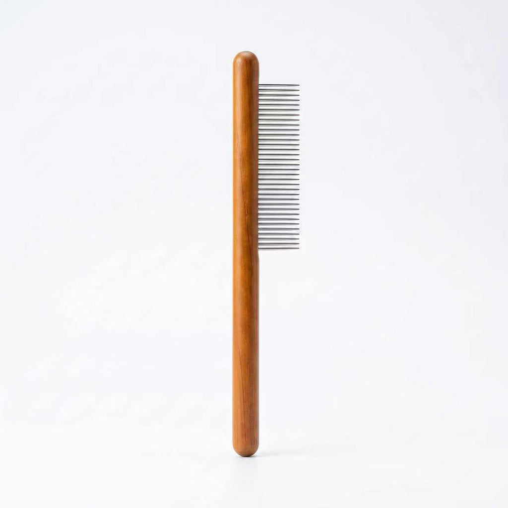 Wooden Handle Pet Comb