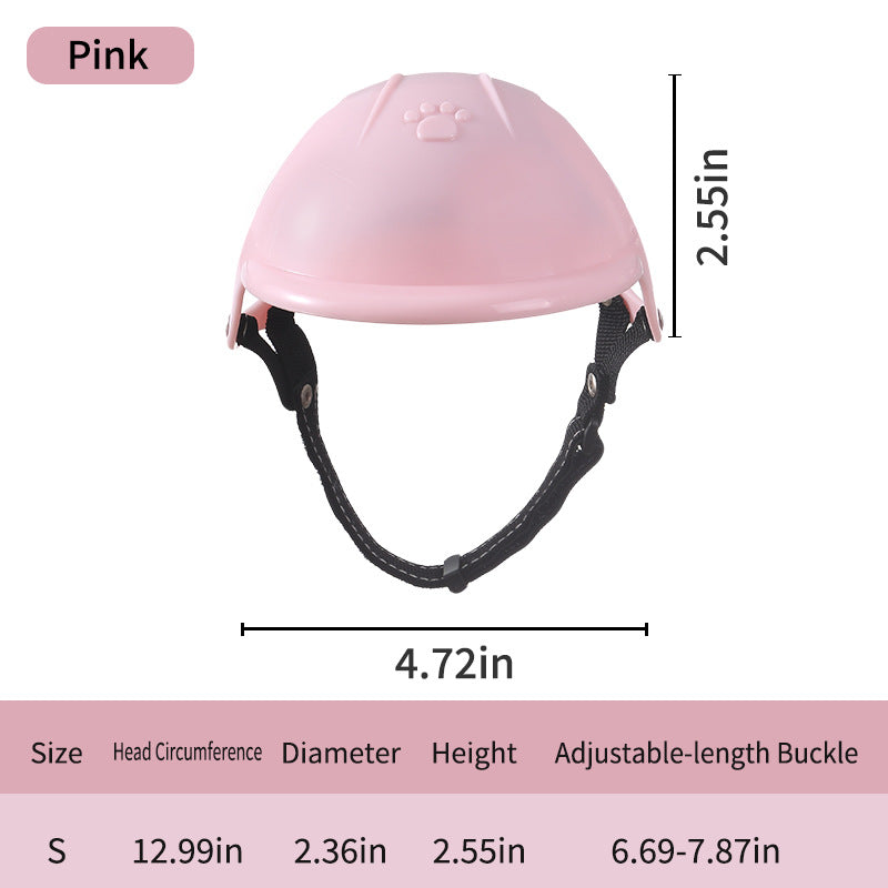 Pet Helmet for Cat Tiny Dogs Head Protection