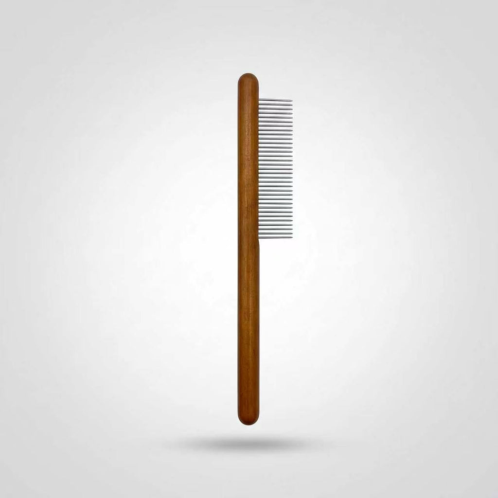 Wooden Handle Pet Comb